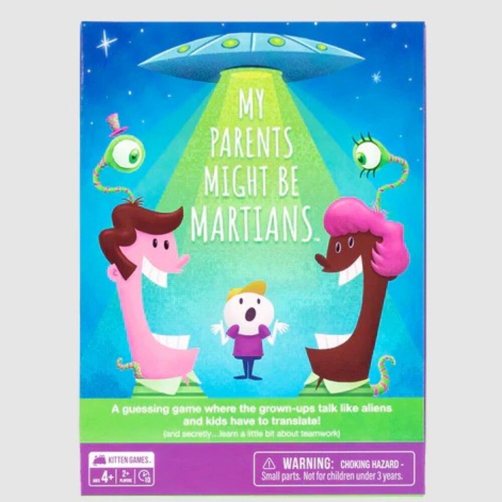 EXPLODING KITTENS: My Parents Might Be Martains Board Game